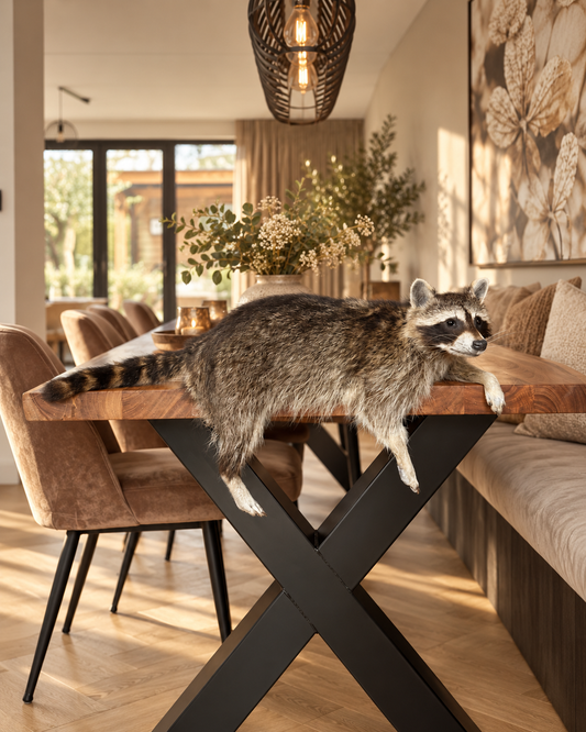 Wasbeer (Procyon lotor) – Opgezet dier | Taxidermie