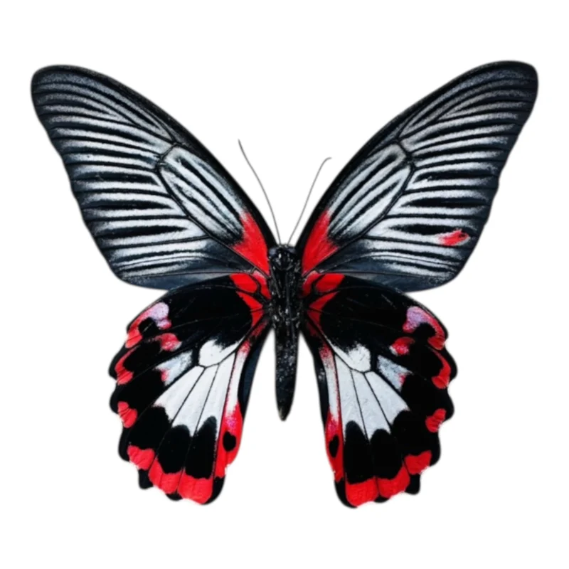 Papilio Rumanzovia female white A-